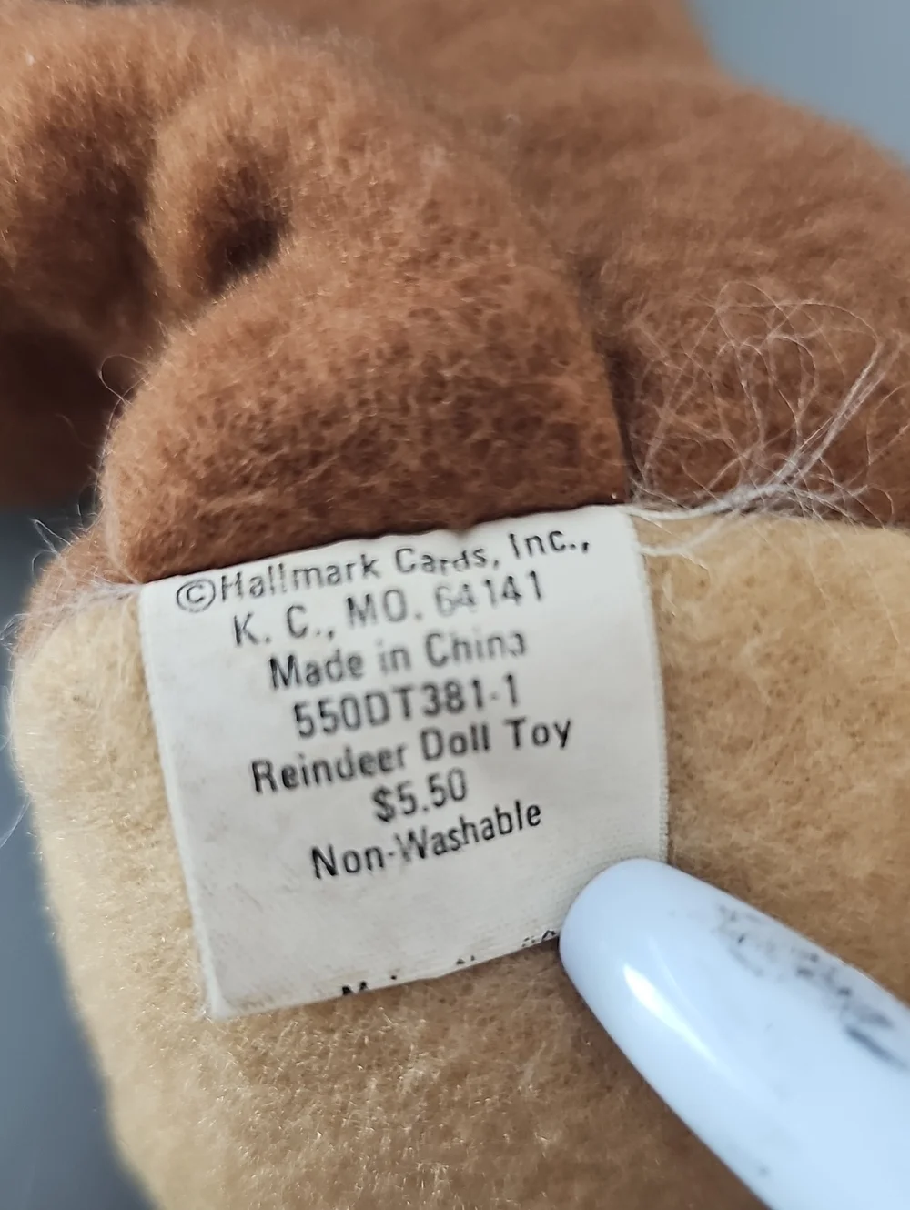 Rodney Reindeer Bean Bag Plush Christmas Vintage Deer Buck 🦌